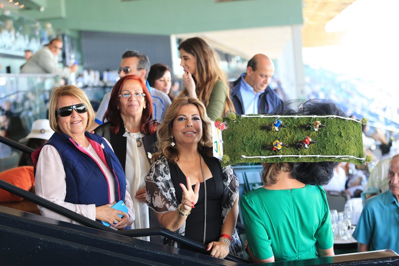 Racing day at Santa Anita Park